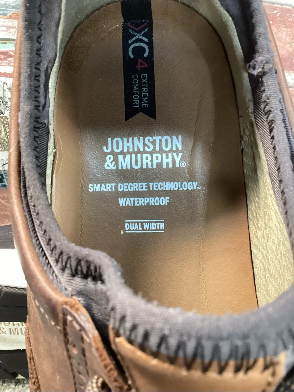 Johnston & Murphy XC4 Lancer men’s wingtip oxfords size 9